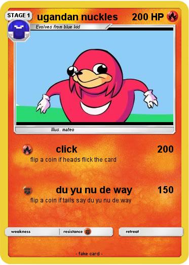 Pokemon ugandan nuckles