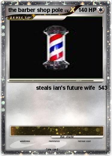 Pokemon the barber shop pole