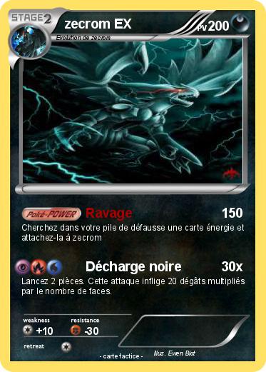Pokemon zecrom EX