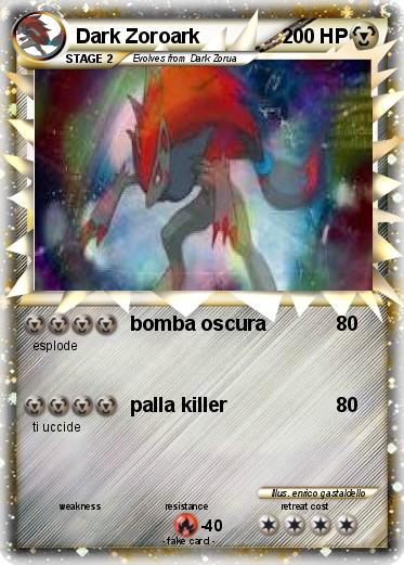 Pokemon Dark Zoroark