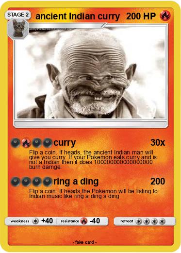 Pokemon ancient Indian curry
