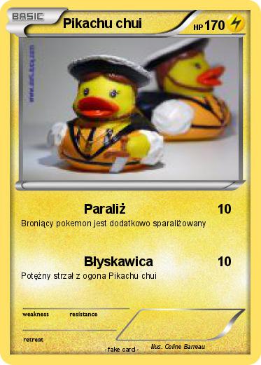 Pokemon Pikachu chui