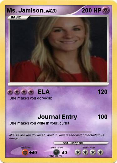 Pokemon Ms. Jamison