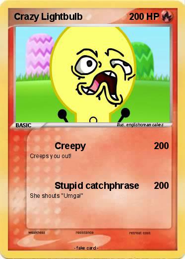 Pokemon Crazy Lightbulb