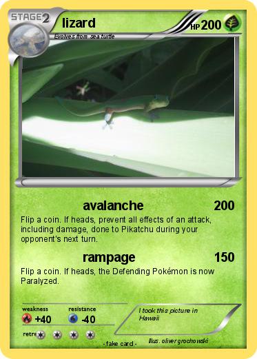 Pokemon lizard