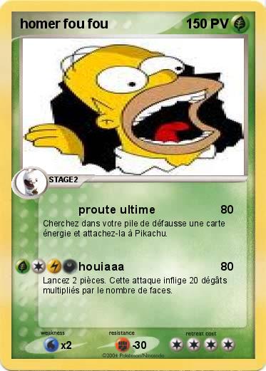 Pokemon homer fou fou