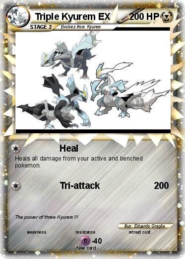 Pokemon Triple Kyurem EX