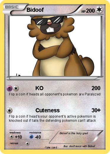 Pokemon Bidoof