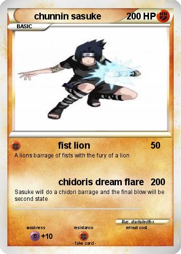 Pokemon chunnin sasuke