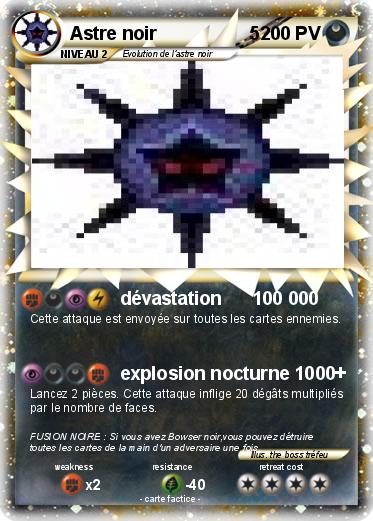 Pokemon Astre noir                  5