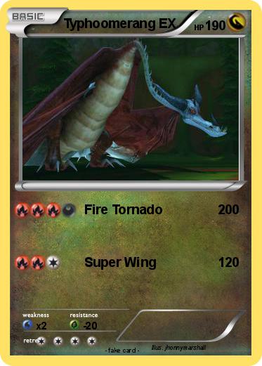 Pokemon Typhoomerang EX