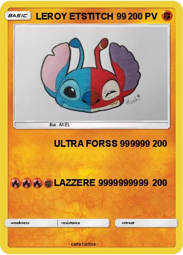Pokemon LEROY ETSTITCH 99