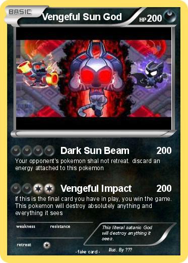 Pokemon Vengeful Sun God