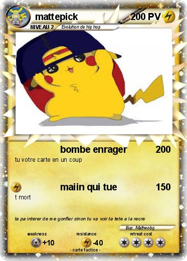 Pokemon mattepick