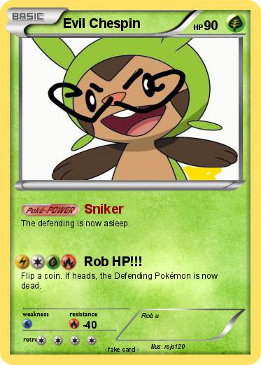 Pokemon Evil Chespin
