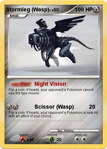 Pokemon Stormleg (Wasp)