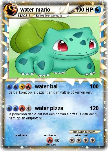 Pokemon water mario