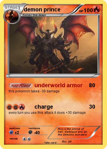 Pokemon demon prince