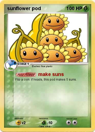 Pokemon sunflower pod