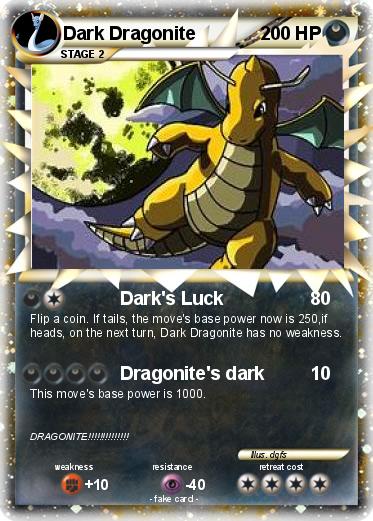 Pokemon Dark Dragonite
