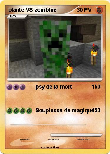 Pokemon plante VS zombhie