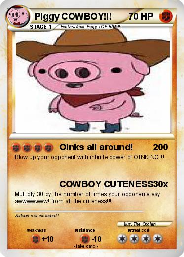 Pokemon Piggy COWBOY!!!