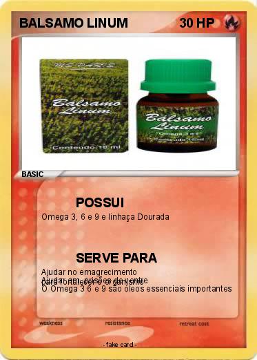 Pokemon BALSAMO LINUM