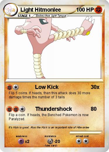 Pokemon Light Hitmonlee