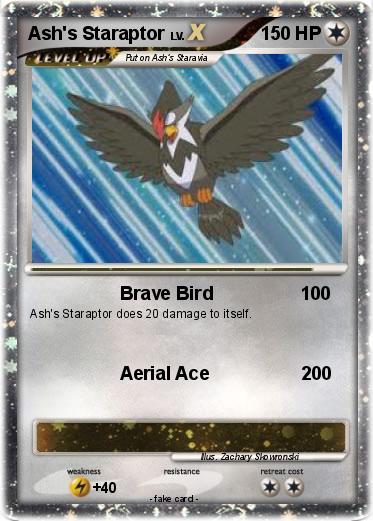 Pokemon Ash's Staraptor