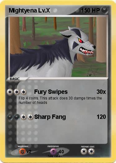 Pokemon Mightyena Lv.X