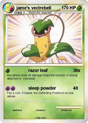 Pokemon jame's vectrebell
