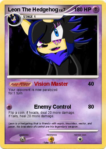 Pokemon Leon The Hedgehog