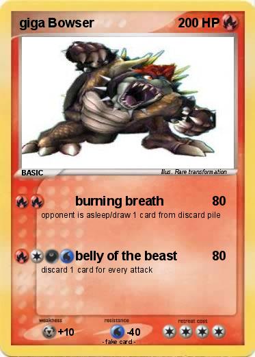 Pokemon giga Bowser
