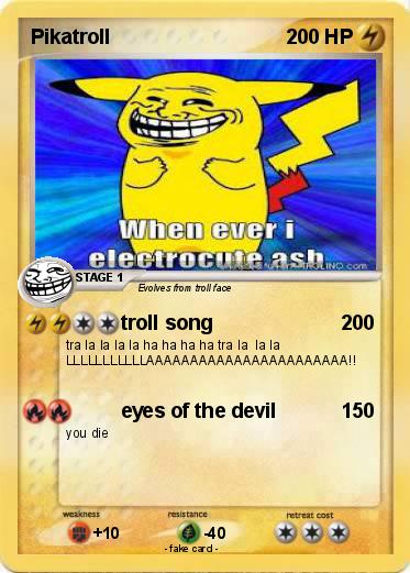 Pokemon Pikatroll