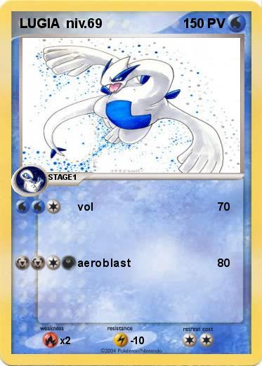 Pokemon LUGIA  niv.69