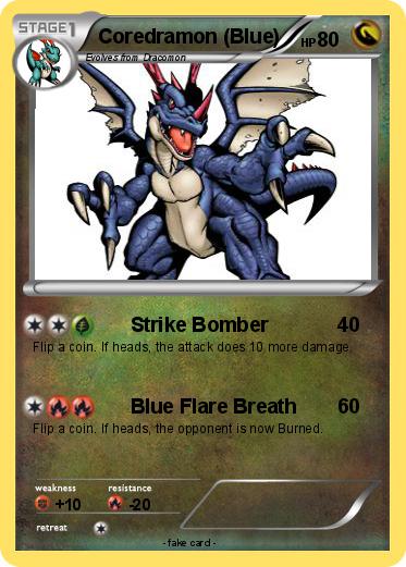 Pokemon Coredramon (Blue)