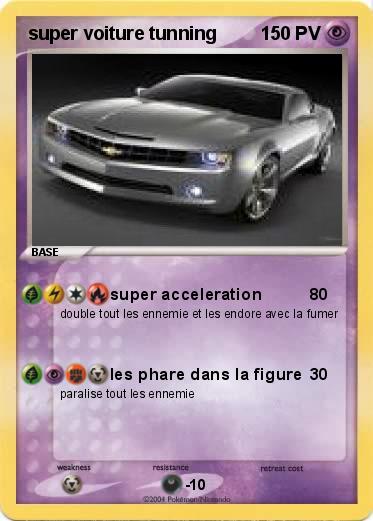 Pokemon super voiture tunning