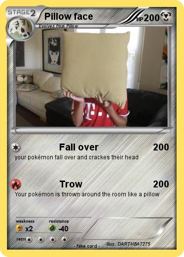 Pokemon Pillow face