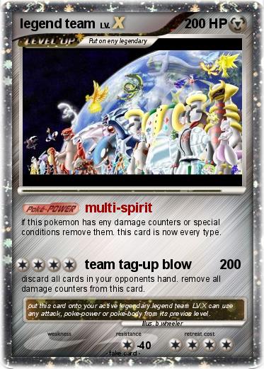Pokemon legend team