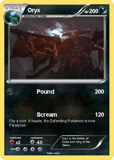 Pokemon Oryx