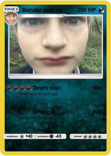 Pokemon Slender man ex