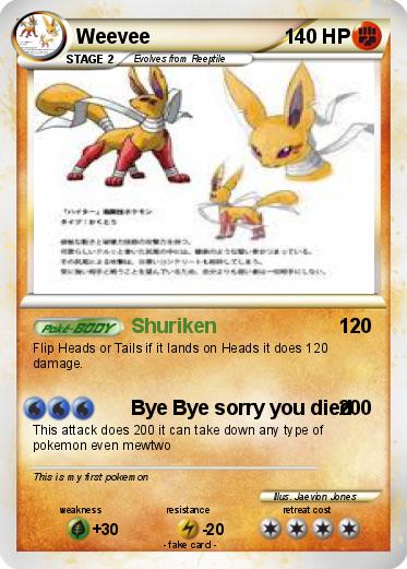 Pokemon Weevee