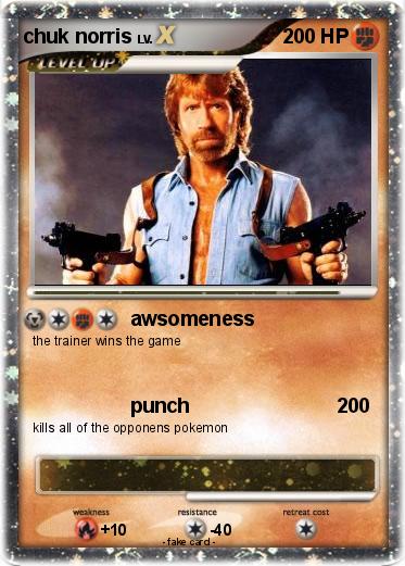 Pokemon chuk norris