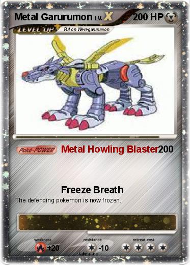 Pokemon Metal Garurumon