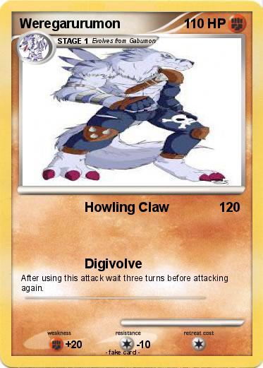 Pokemon Weregarurumon