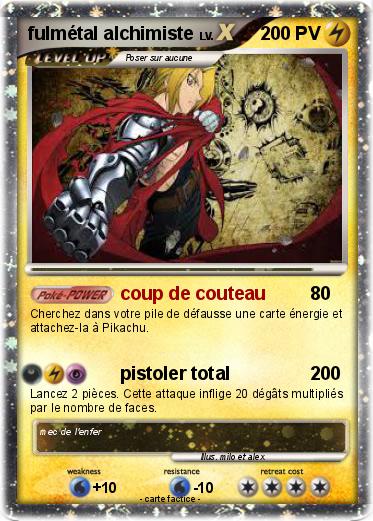 Pokemon fulmétal alchimiste