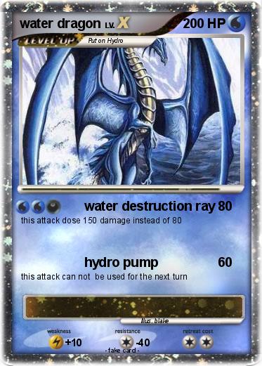 Pokemon water dragon