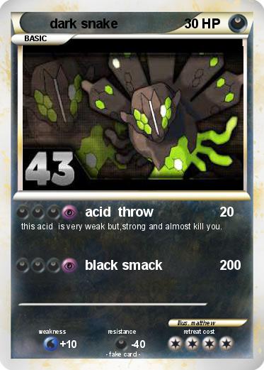 Pokemon dark snake