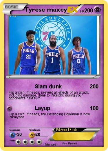 Pokemon Tyrese maxey