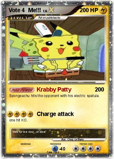 Pokemon Vote 4  Me!!!